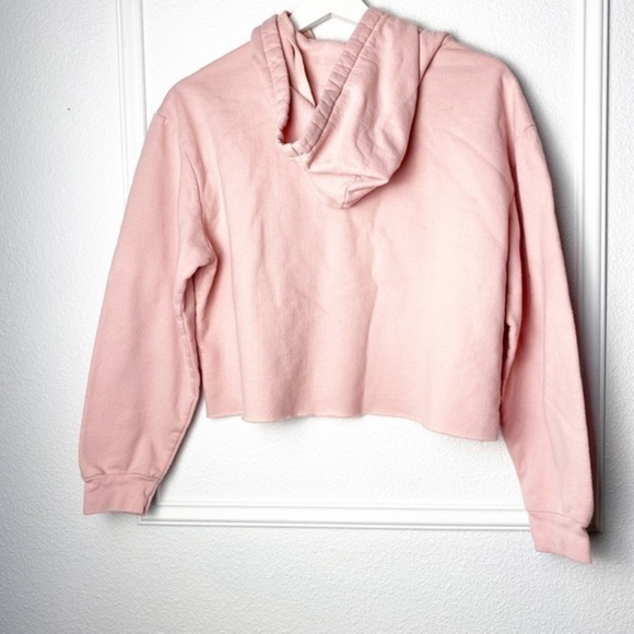 Coca Cola Pink boxy Crop Top  Y2k oversized top with hoodie - Picture 4 of 9